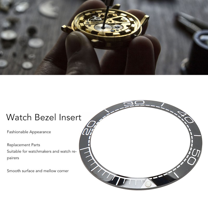 Professional Watch Bezel Insert 38mm Ceramic Watch Bezel Ring Repair