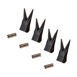 Backhoe/Excavator Twin Tiger Rock Bucket Teeth w/Pins - 230WTL, 23WTL, 230PN (4)