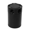 2 Port Oil Catch Can with Drain Valve 300ml Aluminum