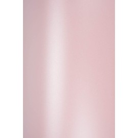 Netuno 10 x Pearlescent Pink Fine Cardboard DIN A5 210 x 148 mm 250 g Majestic Petal Effect Cardboard Double-Sided Shimmer Pearlescent Glossy Cardboard for Invitation Cards Wedding Cards Crafts
