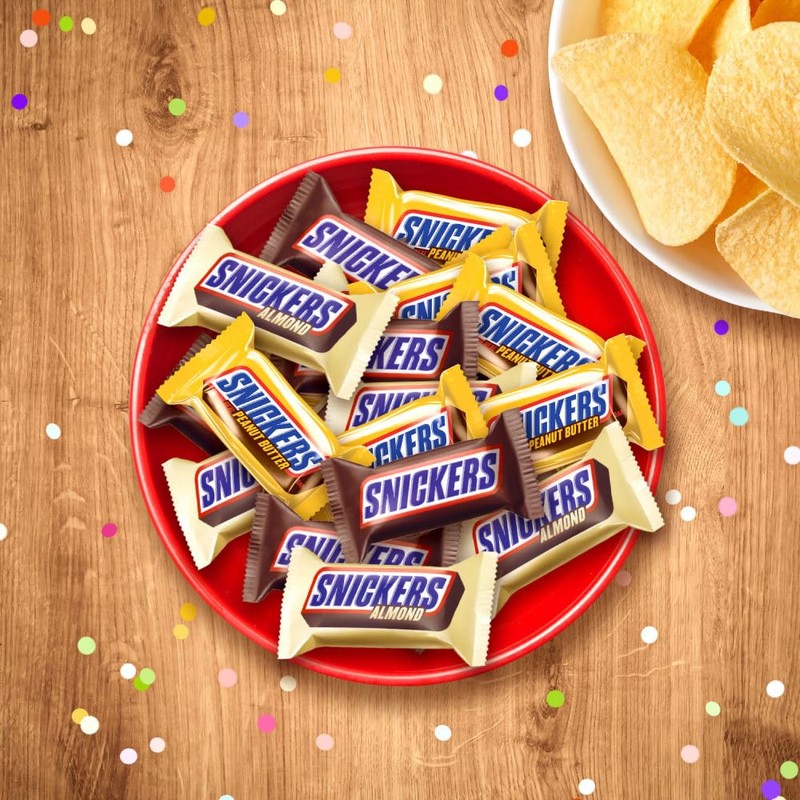 SNICKERS Original, Peanut Butter & Almond Fun Size Milk Chocolate
