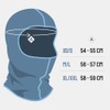 Hisert, Balaclava, Ski Mask, Silverplus, HR 13, Thermoactive, X-Large /