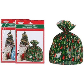 2-Pack Giant Gift Bag for Wrapping Large Gifts (each bag 36 in x 44 in) (2-Unit)