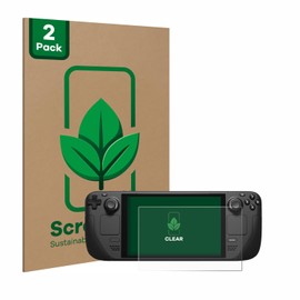 ScreenLeaf (2 Pack Screen Protector compatible with Valve Steam Deck/OLED [sustainable screen protection, clear, anti-scratch]