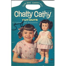 VINTGE UNCUT 1960 CHATTY CATHY PAPER DOLL RARE HD REPRODUCTON~LO Pr TOP 1SLR BST