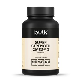 Bulk Super Strength Omega 3 Softgels, 1 Month Supply, Pack of 90