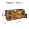 OLUSENMO Mystical Moon & Star Makeup Bag Organizer Small Cosmetic