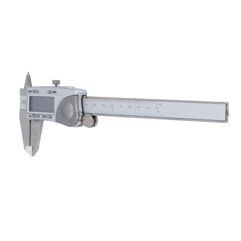 Digital Caliper Measuring Tool Industrial Electronic IP54 Waterproof 0‑6in 0‑150mm