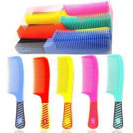 25Pcs Disposable Combs in Bulk 7.9x1.6inch Widen anti-static Combs Colorful Hair Combs Set Sturdy Hair Combs for Women and Men Long Handle Combs for Hotel Shelter Homeless Nursing Home Charity Church