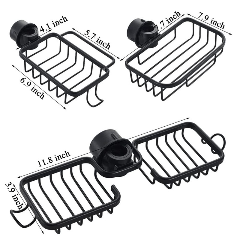 WINGSIGHT Kitchen Faucet Sponge Holder Sink Caddy Organizer Over Faucet