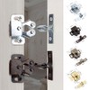 10 Pack Cabinet Door Latch, Cupboard Closet Doors Catch Closer