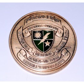 Generic Army Rangers Lead The Way 1st Battalion #S3153K Military Honor Challenge Coin Award, 40mm