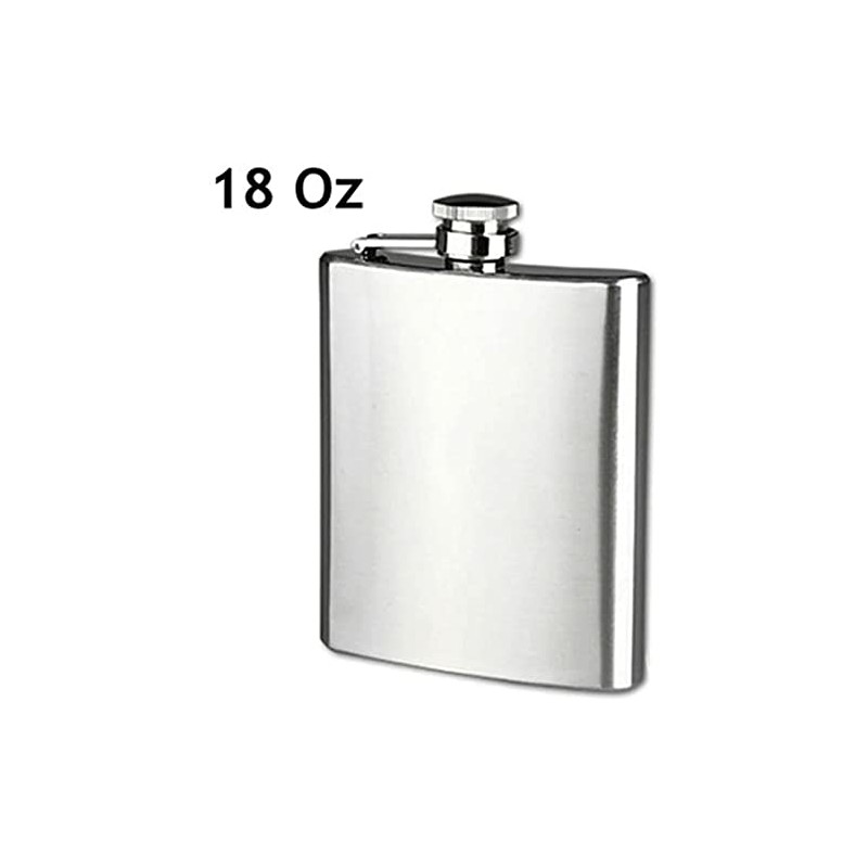 Audiofan Stainless Steel Flask, Stainless Steel Bottle, 18 oz (530