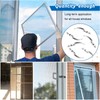 70 pcs Window Screen Tension Spring Corner Clips, Corner Mount