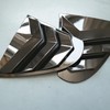 ZiWen 2X Sport Style Quarter Window Scoops Louvers for Mitsubishi