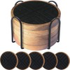 EDEGG Coasters for Drinks Absorbent 5 Pack, Coasters for Coffee