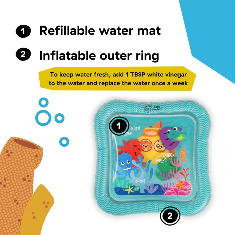 Baby Einstein - Ocean Explorers Sensory Splash, Wassermatte, für die