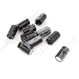(Pack of 10 Pieces) MCIGICM 1000uf 25V Capacitor, Aluminum Electrolytic Capacitor 1000uf 25v 10x17