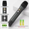 Wireless Microphones, Professional UHF Metal Dual Handheld Cordless Dynamic Mic