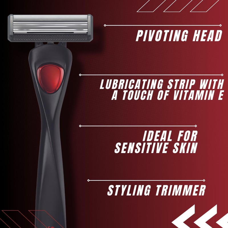 Schick Mens - Schick 6 Razor Kit for Men |