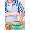 Lunememo 16 Pack Collapsible Silicone Food Storage Containers with Lids,