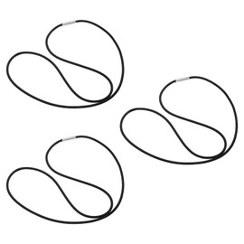 MECCANIXITY 3 Pcs Rubber Bands, Fits 13-30 Gallon Trash Can Large Rubber Bands for Trash Cans Garbage Can Rubber Bands Multifunction Bands, 27 Inch, Black