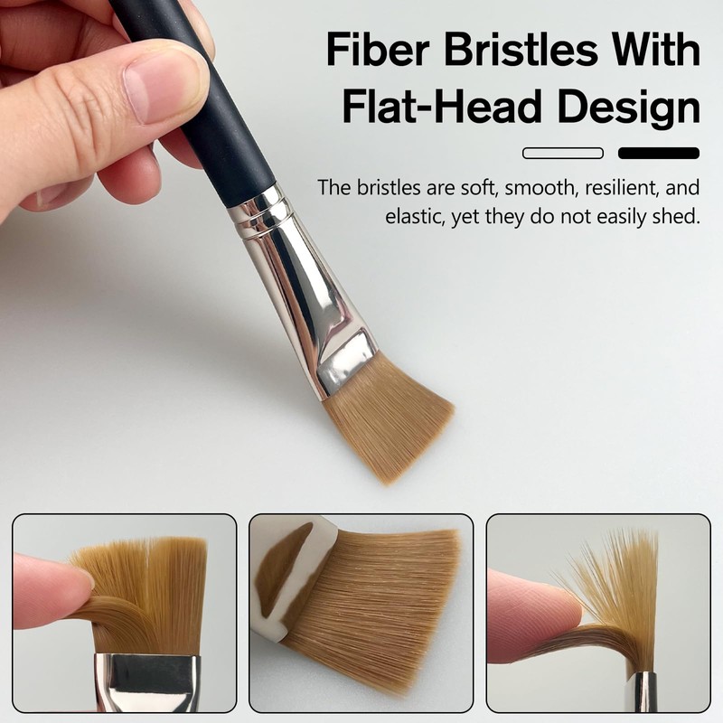 Professional Square Foundation Brush for Liquid Cream Makeup – Premium