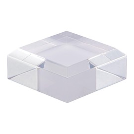 Tsukushi Science Acrylic Block Chamfering 50x50x20mm 5pcs Acrylic Base Acrylic Cube Clear Cube Square Transparent Base Base