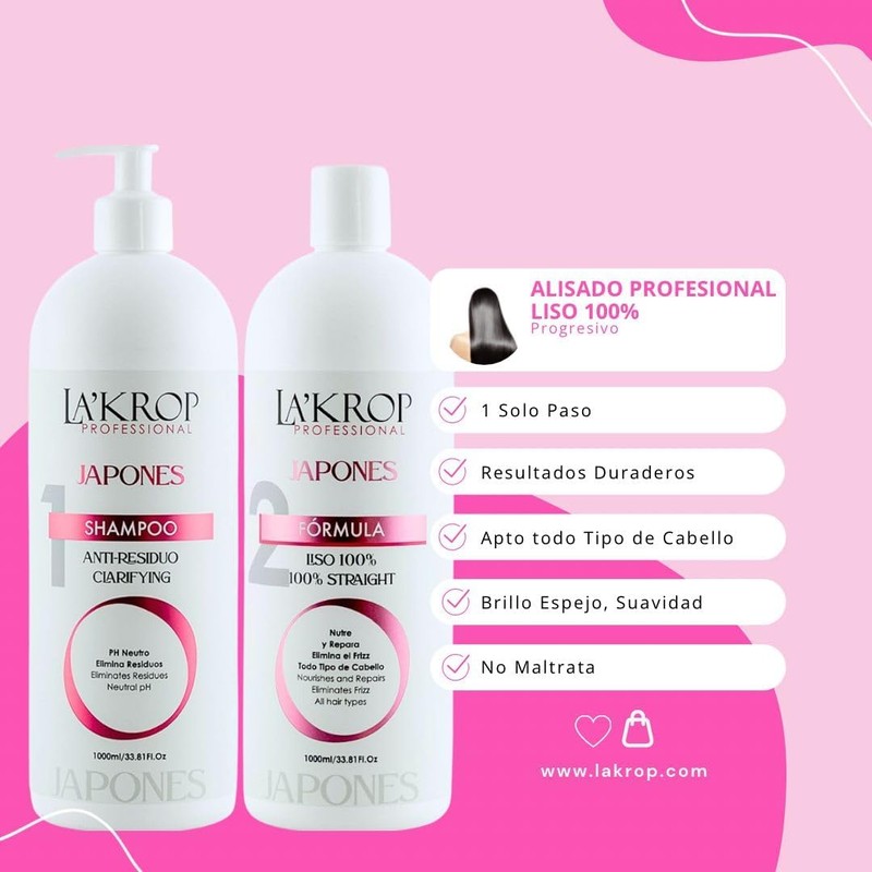 Alaciado Japones 1LT Aroma Frutal No Maltrata