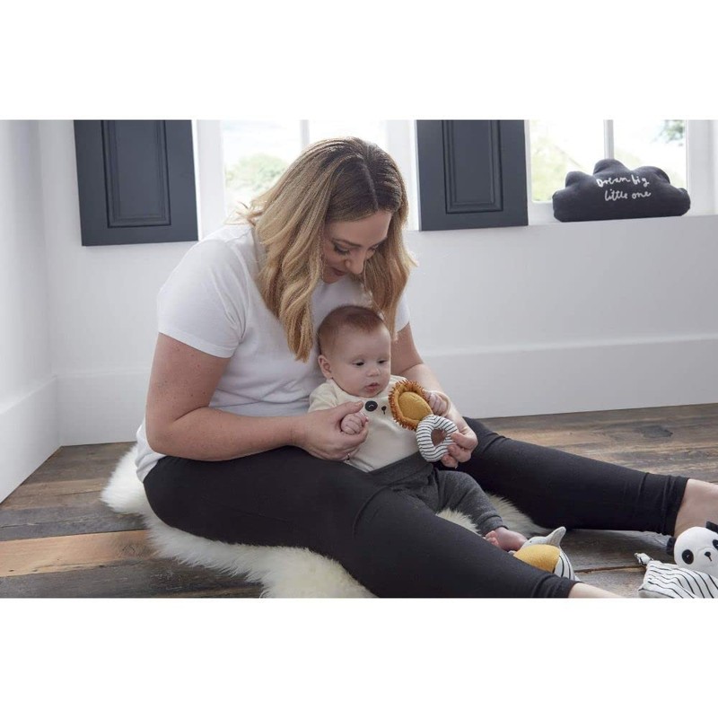 Mamas & Papas Soft Grabber Rattle, Ring Shaped, Interactive Activity