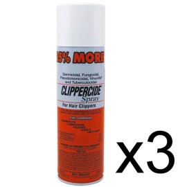 Clippercide BARBER SALON BARBICIDE CLIPPERCIDE CLEANING HAIR CLIPPER BLADE SPRAY 15 OZ 3PACK