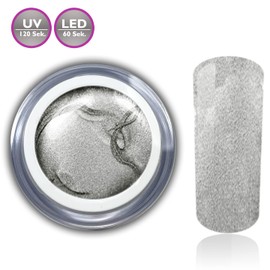Colour Gel Silver Metallic UV Gel LED Nail Gel Studio Quality RM Beautynails 1 x 5 ml (Pack of 1)