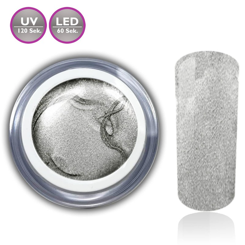 Colour Gel Silver Metallic UV Gel LED Nail Gel Studio