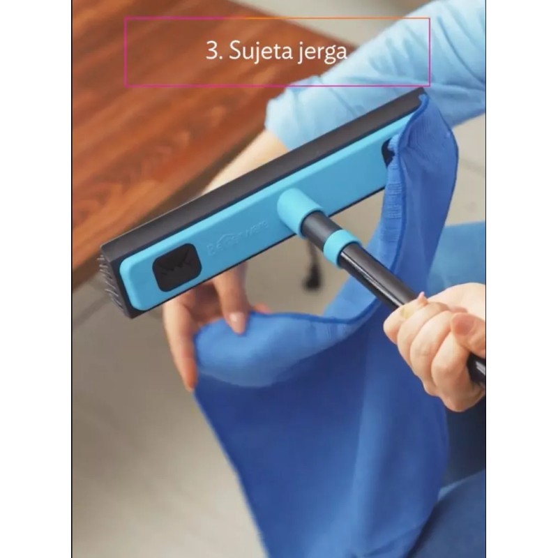 Betterware Escoba Pro Con Jalador, Multifuncional Líquidos Barre Pelos