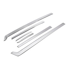 MotorFansClub Body Side Door Molding Cover Fit for Honda CRV CR-V 2017 2018 2019 2020 2021 2022 Side Body Protector Cover Trim 6PCS Stainless Steel Trim