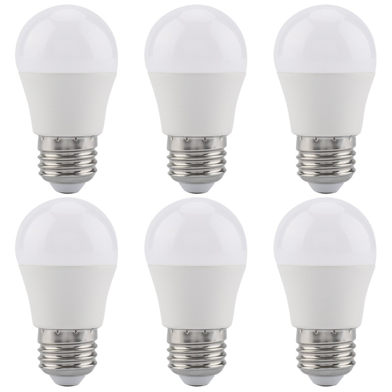 6 PCS 5W Mini LED Light Bulbs Warm White E26