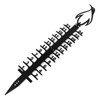 24 Inch Snow Gauge Outdoor Iron Art Decorative Snowfall Measuring
