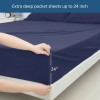 Moonsea 3-Piece Queen Sheet Set Fits 16"-24" Air Mattress with