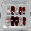 Magnetic Churros Handmade Nail Tips - Short Oval / 자석