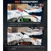 YeewayVeh 35" Ice Scraper for Car Windshield, Extendable Snow Brush