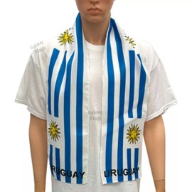 Unbranded Uruguay Scarf / Uruguay Flag Scarf / Uruguay Scarves