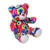 Cuddly Soft 16 inch Stuffed Tie Dye Teddy Bear -
