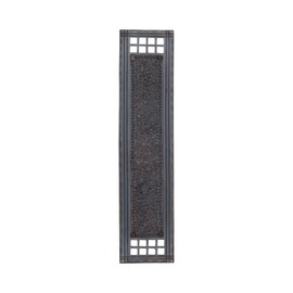 The King's Bay Arts and Crafts Push Plate or Mission Bronze Commercial Hardware