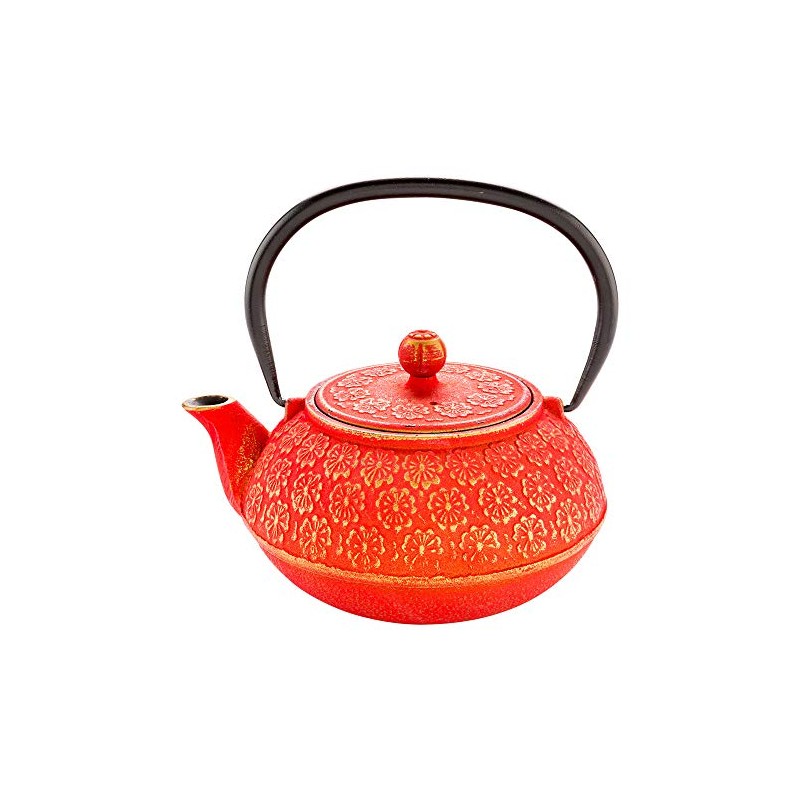 Restaurantware-30 Ounce Japanese Teapot, 1 Enamel Coated Japanese Tea Kettle
