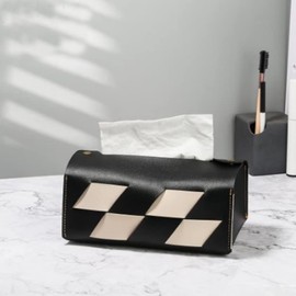 IKAAR Cosmetic Tissue Box Tissue Dispenser Tissue Box Tissue Box Cosmetic Napkin Dispenser Paper Tissue Box for Office Car Home