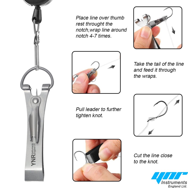 Fishing Quick Knot Tool Fast Tie Nail Knotter Line Cutter