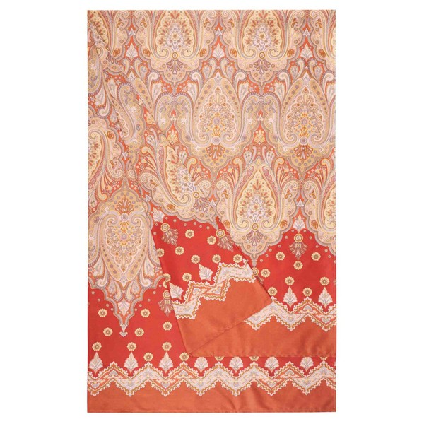 Bassetti Granfoulard Cotton Sofa Throw, Multipurpose Blanket, Picnic Blanket, Curtain,