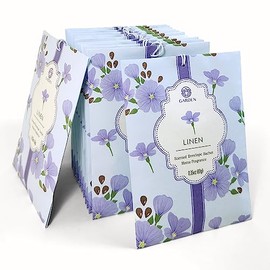 Scented Sachets - 12 Pack, Long-Lasting Home Fragrance Sachet Bags, Large Fresh-Scented Envelope Packets, Fragrant Sachets for Drawers and Closets (Linen)