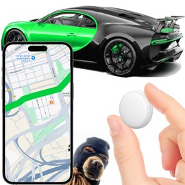 GPS Tracker for Vehicles,Cars,Kids,Pets,and Motorcycles | Real-Time Location Tracking | No Monthly Fee No Subscription | Mini Hidden GPS Tracker Device for Car,Dog,Elderly,and Personal Use