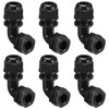 LeMotech M20 Cable Gland, 90 Degree Adjustable 9-14mm Strain Relief,
